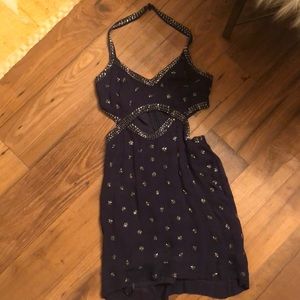 Free people cut out sequin dress